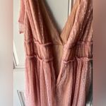 Lush Clothing Lush NWT mini dress in blush pink shabby chic sheer size large women’s Photo 2
