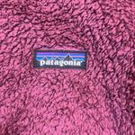 Patagonia  Women’s Small Quarter Zip Fleece Pullover Burgundy Sherpa Cozy Warm Photo 3