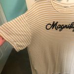 Striped Oversized Flowy Shirt Multi Size L Photo 2