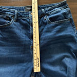 Driftwood  Meg High Rise Dark Wash Cropped Denim Jeans size 32 Photo 4