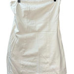 FP Beach Free People Beach Corton Strapless Mini Dress Size Medium Cream White Photo 0