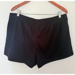 Aritzia Courtside Black Mesh Drawstring Mini Sporty Lightweight Casual Shorts XL Photo 2