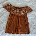 Panhandle Embroidered Off The Shoulder Top Photo 0