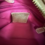 Coach Plaid  Handbag - Cream and Gold Photo 8