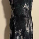 EUC AGB Black and Gray Tie Dye Sleeveless Zip Up Dress size 8 Photo 0