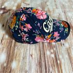 Robin Ruth  Navy Blue Quilted Floral Print Club Cancun Baseball Hat Photo 8