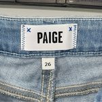 Paige NWT Brigitte Boyfriend Skinny Jeans Destructed Denim Size 26 Photo 6