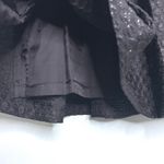 Akris Punto Jacquard Black Pleated Swiss Dot Stripe Skirt 12 Photo 7