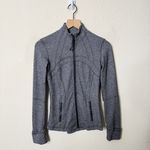Lululemon Define Jacket Heathered Black Zip Up Active Sweater Womens Size 4 Photo 2