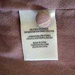 WAYF  Size S Cropped Peplum Hem Tank Top Lined Floral Print Loose Fit Purple Photo 3