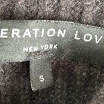 Generation Love  Distressed Gray Camo
Asymmetric Wool Blend Sweater Photo 4