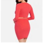 Bebe  Porcelain Rose‎ Cutout Ribbed Bodycon Midi Dress Photo 4
