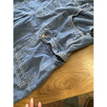 Revolt Clothing Co‎ Women's Denim Bib Overalls Size 24 Cotton Y2K 90's Punk VTG Blue Photo 10