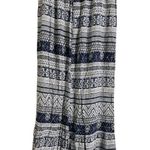Alya Blue Geo-print Striped Column Skirt size Medium Photo 1