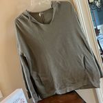 Mittoshop Oversized Olive Green Hooded Long Sleeve Womens S/M Photo 1