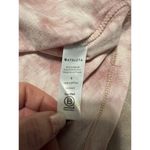 Athleta  Tie-Dye Cotton T-Shirt Tee Size Large Pink White Short-Sleeve Athleisure Photo 2