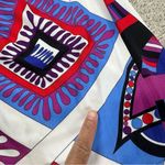 Emilio Pucci  Women’s Sleeveless Dress Ruched Abstract Print Art in Multicolor 8 Photo 14