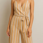One Clothing  V-neck flare leg romper Photo 0