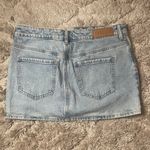 PacSun Women's Bella Stretch Light Indigo Denim Mini Skirt Photo 1