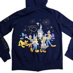 Mickey Mouse Walt Disney World 50th Anniversary Full Zip Hoodie Womens XS Photo 0