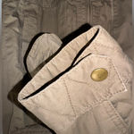 Guess Vintage Y2K 100% Cotton Bomber Lightweight Zip Tan Brown Jacket Size Small Photo 10