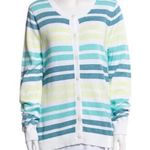 Pendleton  Striped Button Down Cardigan 100% Cotton Size Medium New Without Tag Photo 0