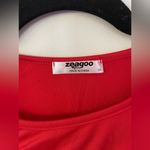 Zeagoo Woman’s Stretch rushing Bodycon cut out back Dress new with out tags size XL RED Photo 4