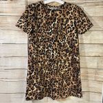 ZARA shift leopard short dress women Size Small Photo 9