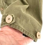 Free People Arya Utility Jacket Olive Green Cotton Button-Up Hooded Size XS Photo 7
