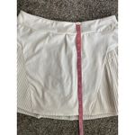 Nike  Dri-FIT White Pleated Tennis Skirt Skort – Size Large Photo 8