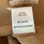 Haute Hippie  chiffon silk flat ruffle button down sheer sleeveless collared top Photo 8