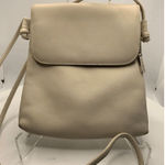 Giani Bernini  Ivory Leather Crossbody Purse Photo 0