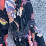 Whimsigoth Juniors Dress M Black Velvet Burnout Empire Floral Dark Romantic Boho Size undefined Photo 9