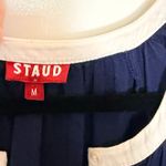 STAUD Demi tiered cotton blend poplin maxi dress Photo 5