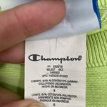 Champion  Womens Reverse Weave Cut Off Long Sleeve Vintage Crop Sweatshirt Size L Photo 9