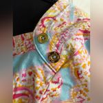 Lilly Pulitzer M Loren Short Sleeve Boatneck Dress Tini Bikini Breakwater Blue Photo 2