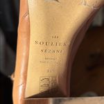 Sézane Sezane High Jonas Natural Heritage Bovine Leather Cognac Heeled Buckle Booties Photo 7