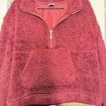 No Boundaries Red fuzzy quarter zip pullover from  size large 11-13 youth Photo 2