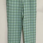 Acegolfs Green Plaid Pull On Elastic Waist Preppy Golf Pants Size Small Photo 0