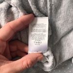 EXPRESS One Eleven Grey Rainbow Varsity Striped Dolman Sleeve Sweatshirt Photo 8