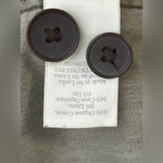 Everlane  Women Organic Cotton Linen Wide Leg Chino Pant Olive Green Sz 00 Photo 8