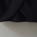 BCBGMAXAZRIA  Black V-Neck Faux Wrap Mini Dress Sleeveless Solid Business casual Photo 8