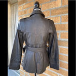 Reiss  double breasted leather jacket Sz 10 Photo 10