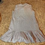 ZARA  Woman Striped Mini Dress‎ Sleeveless Ruffle Hem Casual Blue No Size Listed Photo 6