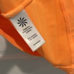 Athleta Pacifica Top Short Sleeve Rash Guard Small Orange Bright Swimming Shirt Photo 4