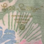 Lilly Pulitzer  Palmetto Hibiscus Pima Cotton Floral Green Tropical Dress - Sz S Photo 9