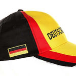 Germany Flag Baseball Cap “Deutschland" 100% cotton adjustable strap unisex Multiple Photo 1