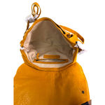 Great by Sandie Paris Yellow Pebbled Leather Shoulder Crossbody Purse NEW Photo 5