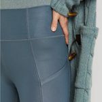 Lauren Ralph Lauren Coated Jersey Leggings, Size S NEW w/Tag $115 Green Photo 2