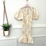 Sabo Skirt Sabo Luxe Camari Linen Dress Floral Short Sleeve Size XS Photo 5